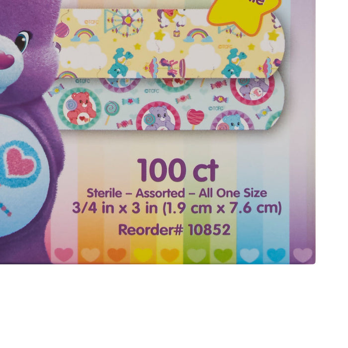 Dukal American White Cross Stat Strip Kid Design Care Bears Adhesive Strips