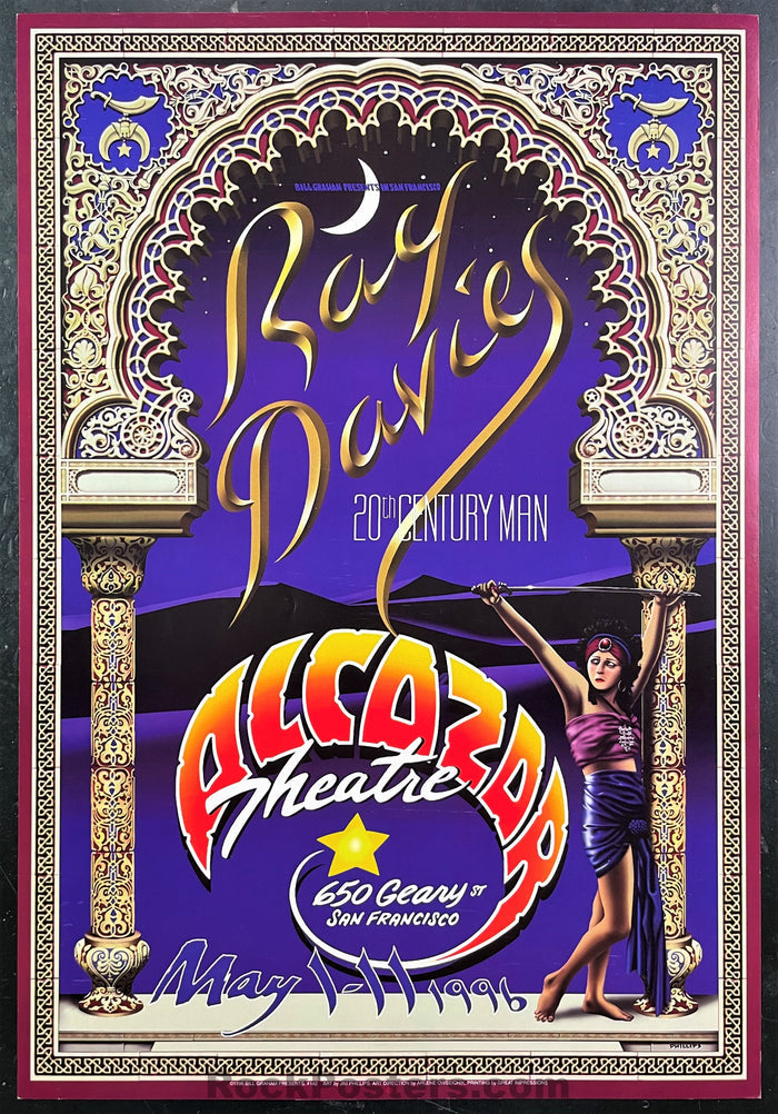 BGP-142 - Ray Davies - 1996 Concert Poster - Alcazar Theater - Near Mint Minus - SF Rock Posters & Collectibles
