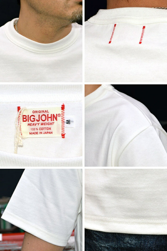 BIG JOHN "MGTS01M" Heavy Weight S/S T-Shirts