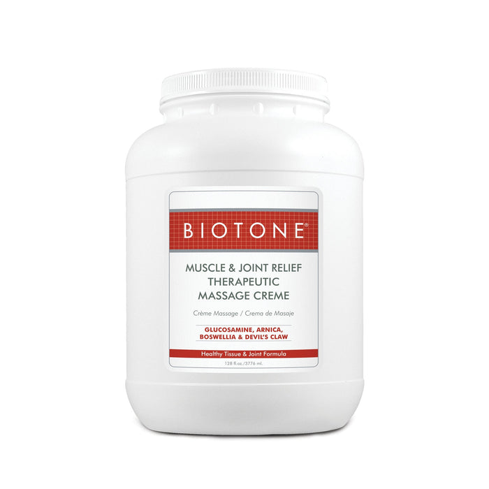 Biotone Muscle & Joint Relief Therapeutic Massage Creme, 128 fl oz
