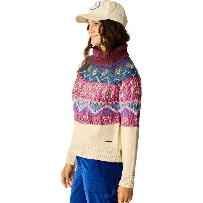 CARVE NEVE FAIRISLE WOMANS TURTLENECK SWEATER