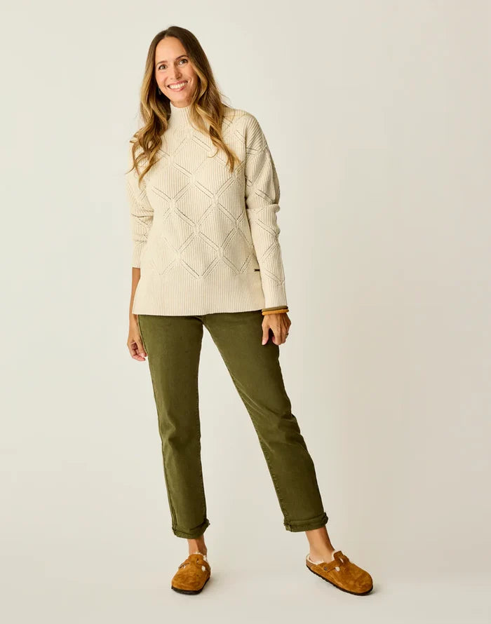 CARVE WOODWARD ALLOVER WOMANS SWEATER