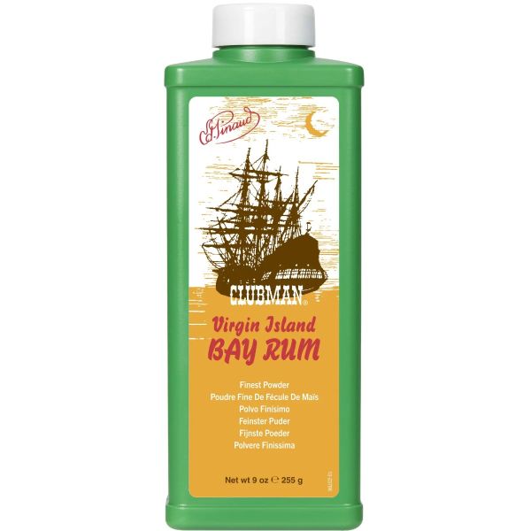 Clubman Virgin Island Bay Rum Finest Powder 9 oz
