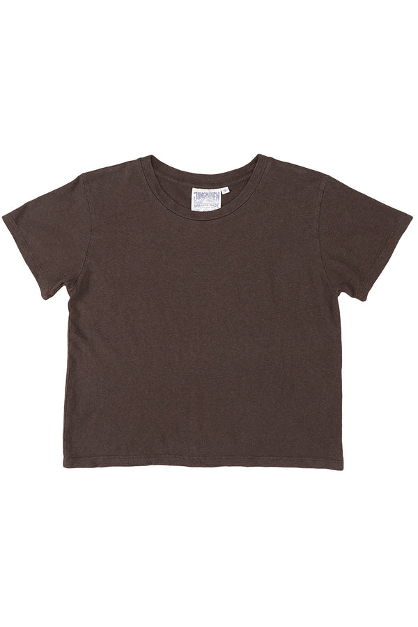 Coffee Bean Cropped Lorel Tee