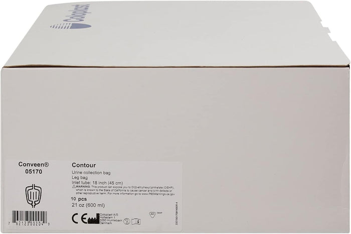 Coloplast Conveen Contour Leg Bag, 600 mL