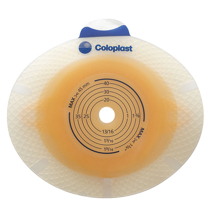 Coloplast SenSura Click Flat Ostomy Skin Barrier, Trim to Fit 10-45 mm Stoma, 50 mm Flange - 10021-Single - LL Medico