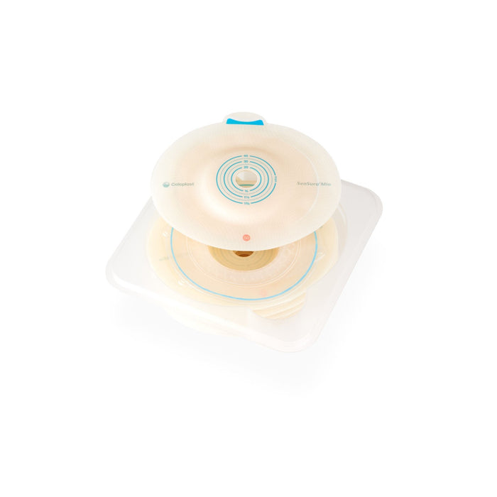 Coloplast SenSura Mio Convex Two-Piece Skin Barrier, Convex Light, Cut-to-Fit, 50 mm Flange, Red