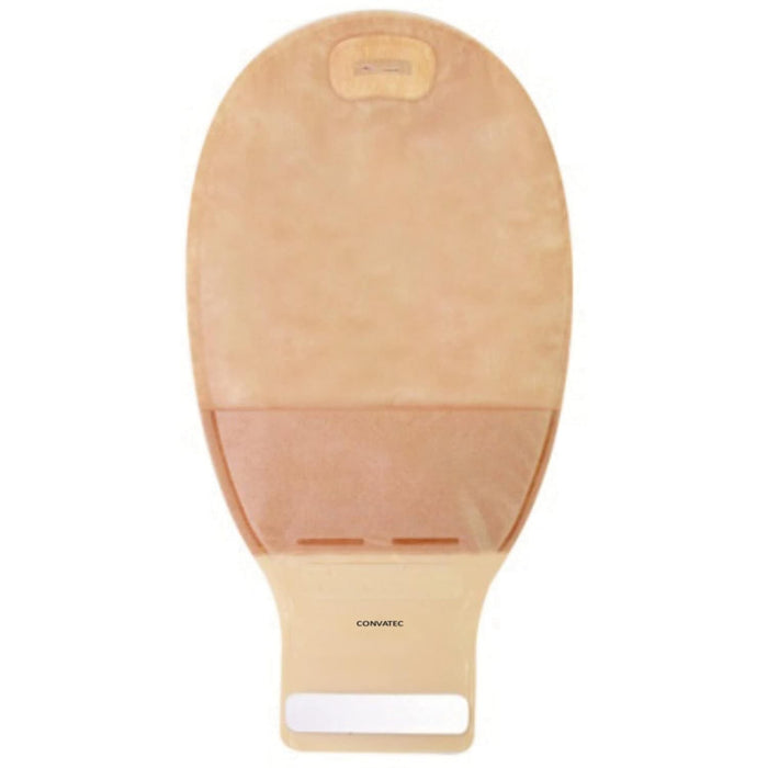 ConvaTec Esteem+ One-Piece Pouch, Flat, Cut-to-Fit, Transparent, 12-Inch, with Filter, Stomahesive, Standard Wear