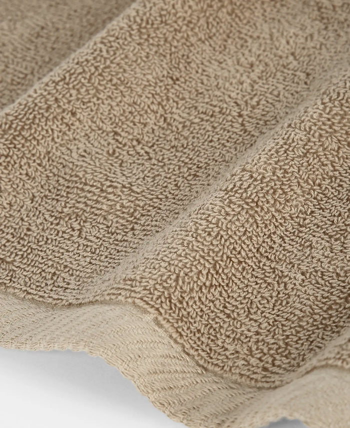 Cotton Terry Ultrasoft and Durable Solid Hand Towel - Nomad (Pack of 2)