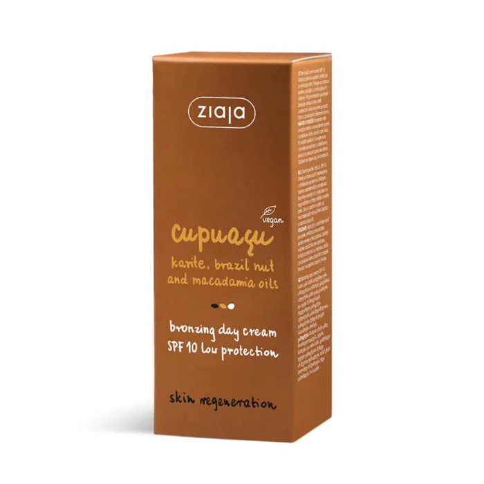 Cupuaçu Crema facial autobronceadora de día SPF10 - Ziaja