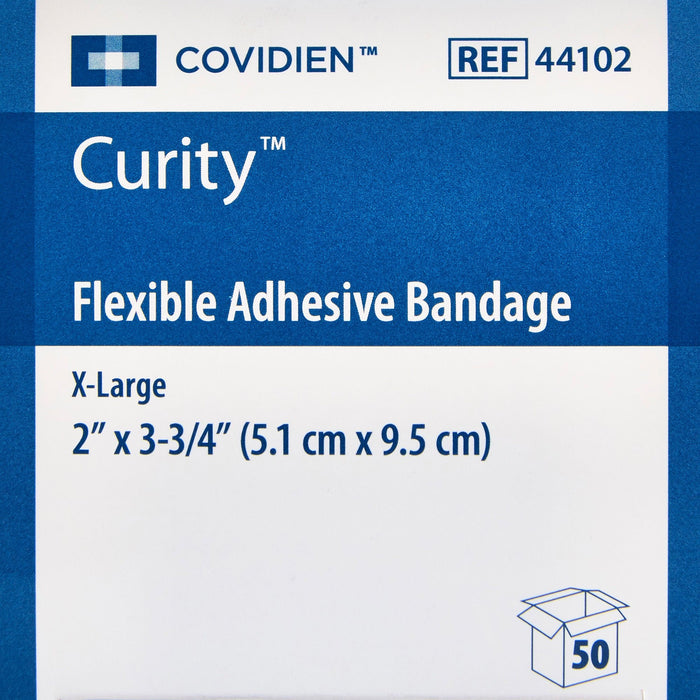 Cardinal Health Curity Tan Adhesive Strip, 2 x 3-1/4 Inch