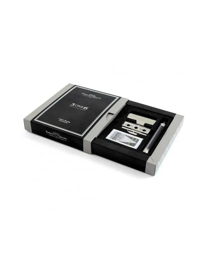 Edwin Jagger 3ONE6 safety razor set in branded packaging