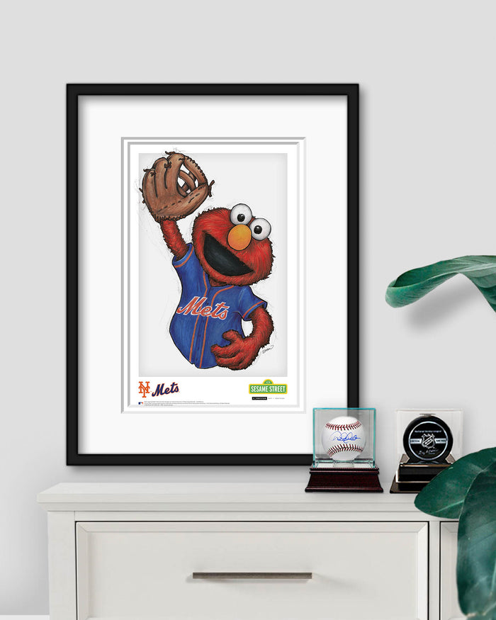 ELMO x MLB Mets Limited Edition Art Print
