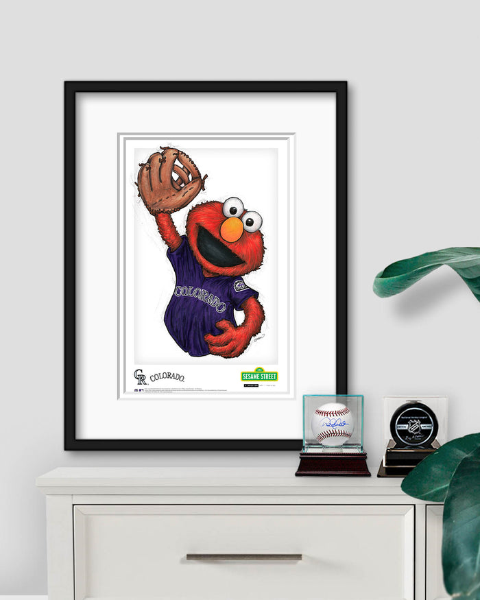 ELMO x MLB Rockies Limited Edition Art Print