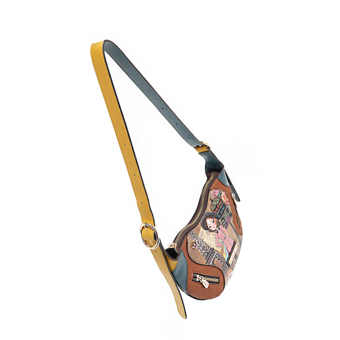 EMILY GOES PARIS SADDLE BAG
