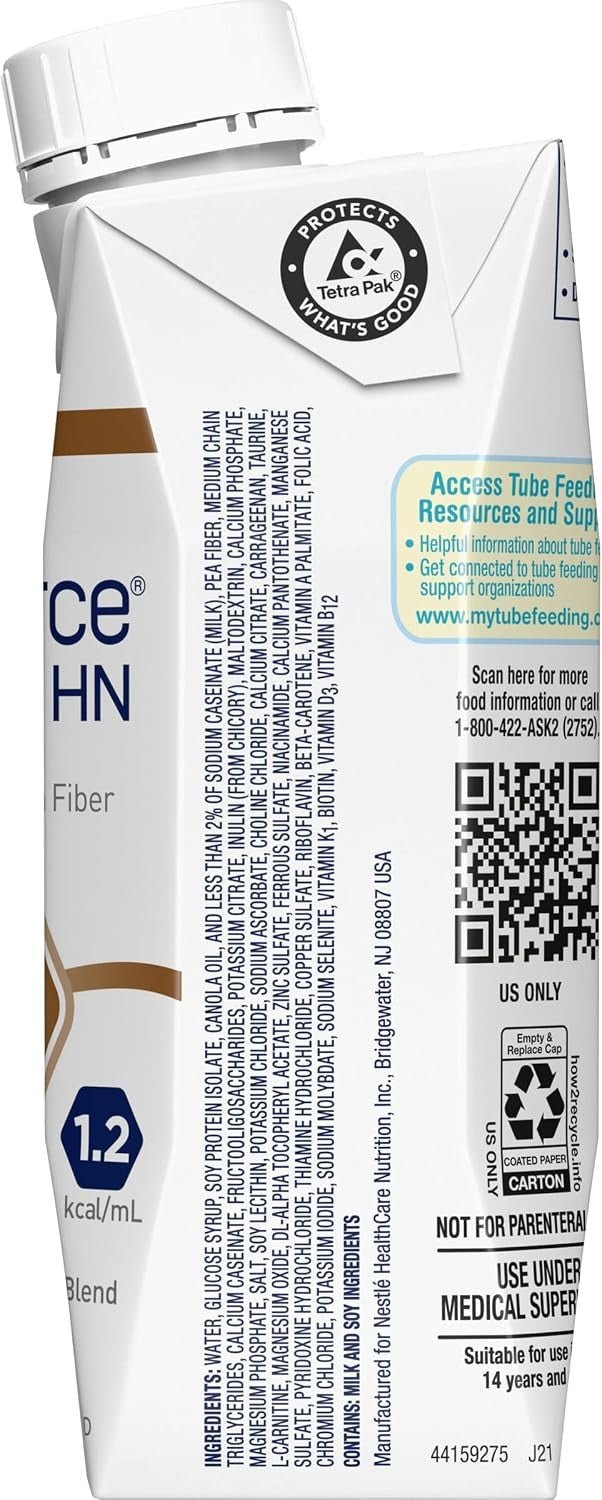 Fibersource HN Tube Feeding Formula, Unflavored, 250 mL - 10043900185504-Case - LL Medico