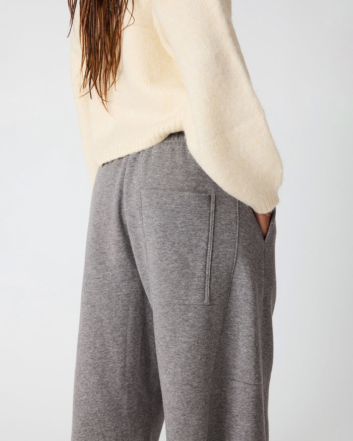 FLEECE SWEAT SHORT LIGHT HEATHER GREY