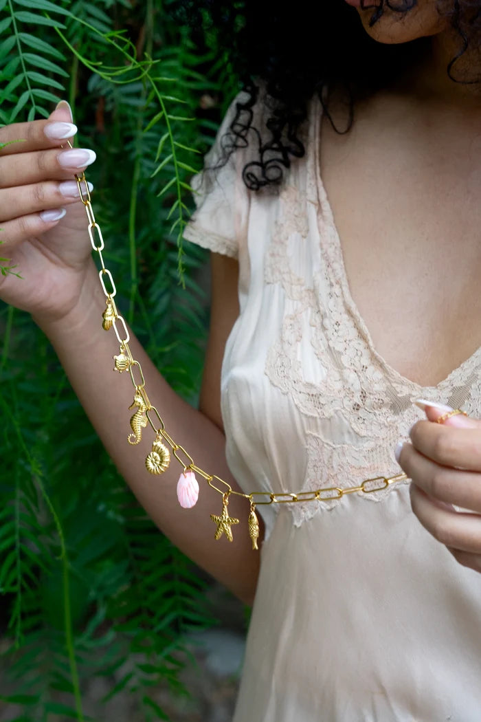 Gold Starburst Necklace