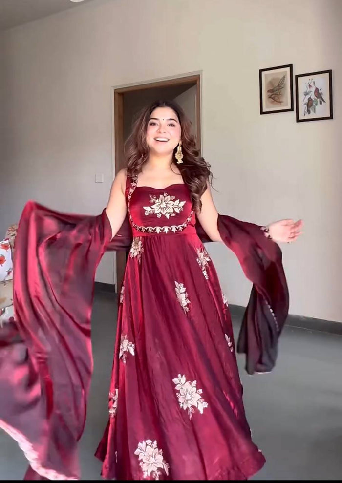 Graceful Glamour Embroidered Ethnic Attire