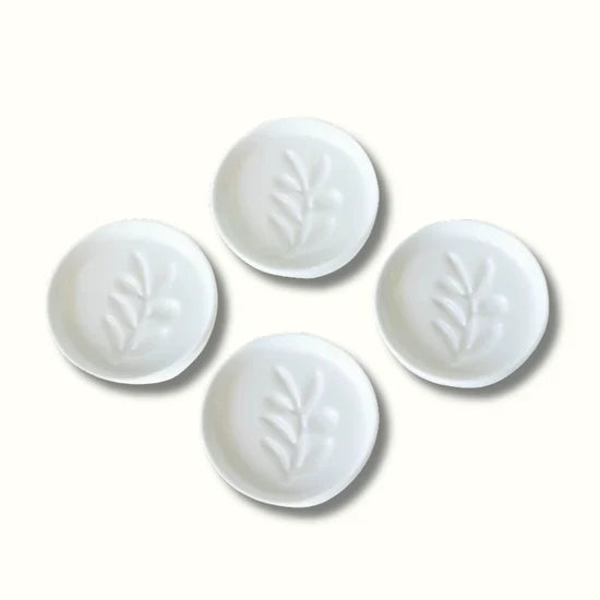 JF4010 Olive Oil & Balsamic Set of 4 Dipping Plates