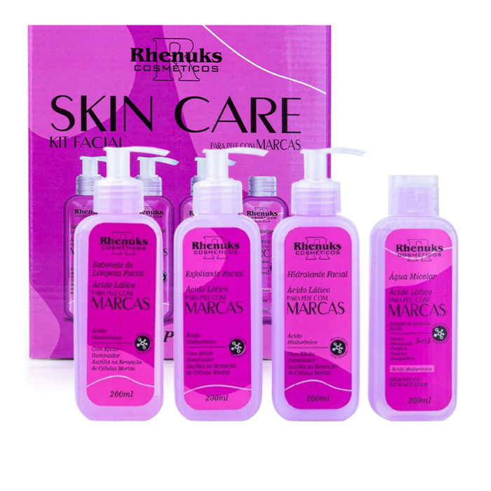 Kit SkinCare Acnow Control Antimanchas Rhenuks Cosméticos