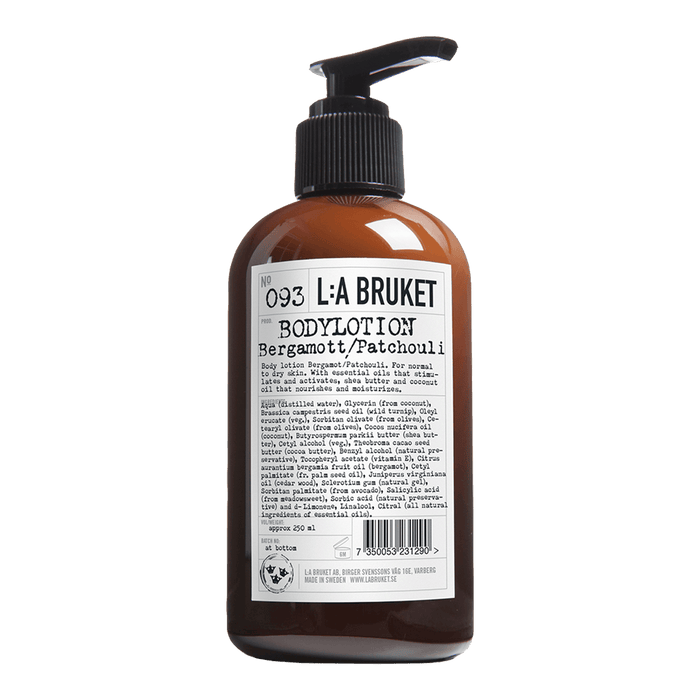 L:A BRUKET 093 Bergamot/Patchouli Body Lotion 240ml