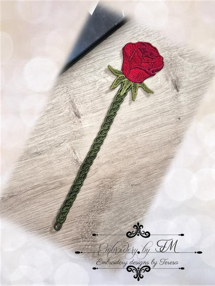 Large set Bookmark flowers TM / 5x7 hoop