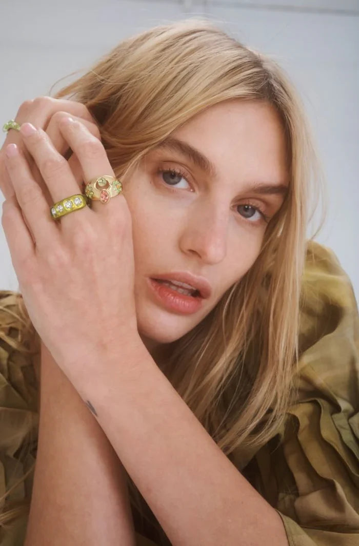 Lime Dough Ring