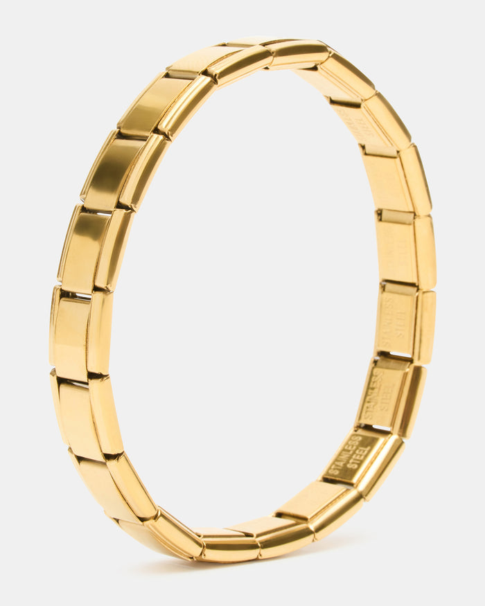LINK STRETCH BRACELET GOLD
