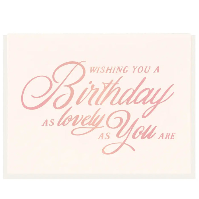 Lovely Birthday Card