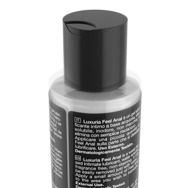 Lubrifiant anal LUXURIA Feel Anal, pe bază de apă, cu efect de lungă durată, testat dermatologic, 150 ml