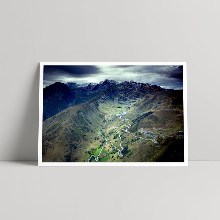 Luz Ardiden | The Front - Art Print - Daniel Hughes - Rouleur