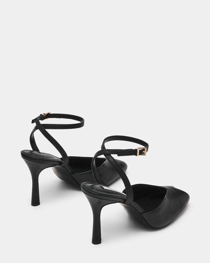 LYSANDRA BLACK LEATHER