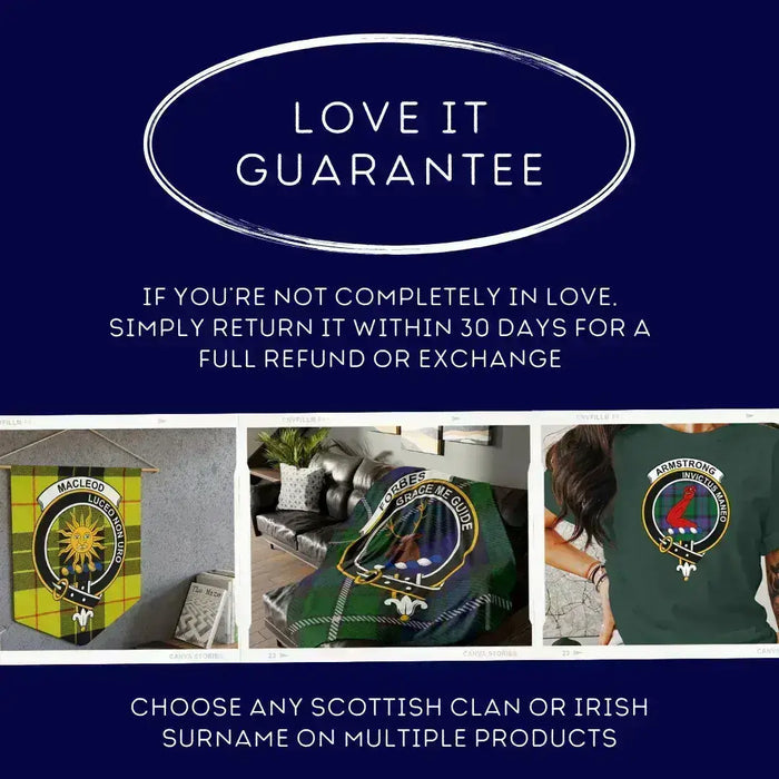 Scottish Clan or Irish Surname Customizable