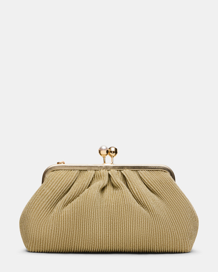 MARISOL BAG GOLD PLISSE
