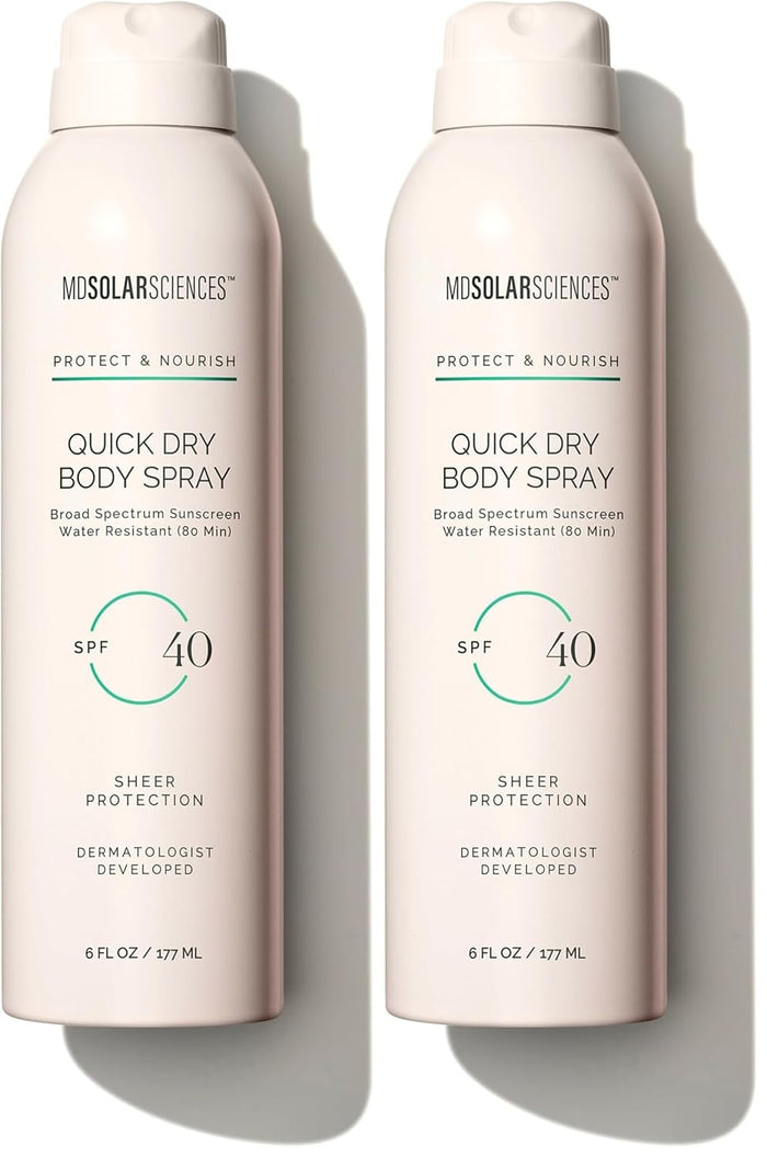 MDSolarSciences Quick Dry Body Spray SPF 40, 6 fl oz