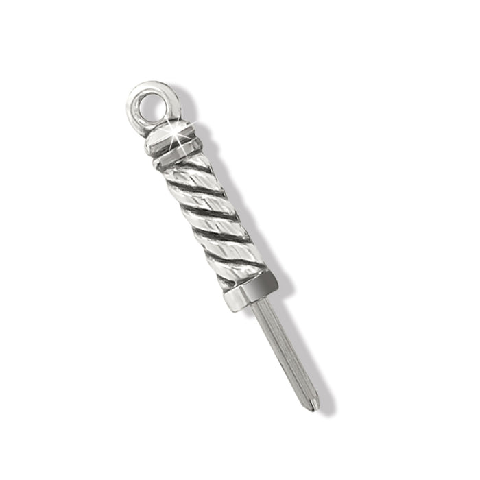 Memento Heart Photo Charm - Silver
