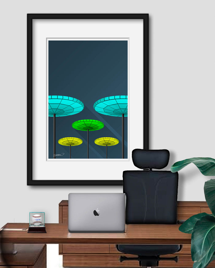 Minimalist Amerant Bank Arena Art Print