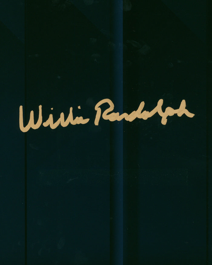 Minimalist Yankee Stadium Print - Willie Randolph Autographed - Authenticated