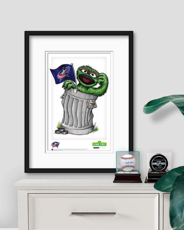 Oscar Rep Your Colours x NHL Blue Jackets Limited Edition Art Print