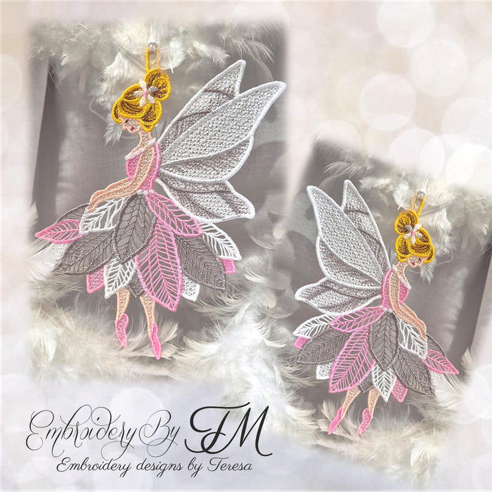 Pink Fairy /5x7 hoop