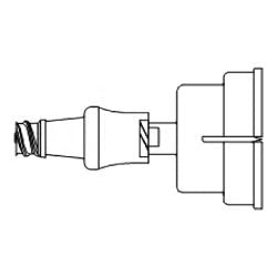 Pneupac PEEP-Keep Dual-Axis Swivel Adapter - 525150-Single - LL Medico