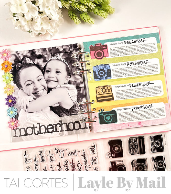 Poe Alpha - Large Lower Case 6x8 Stamp Set