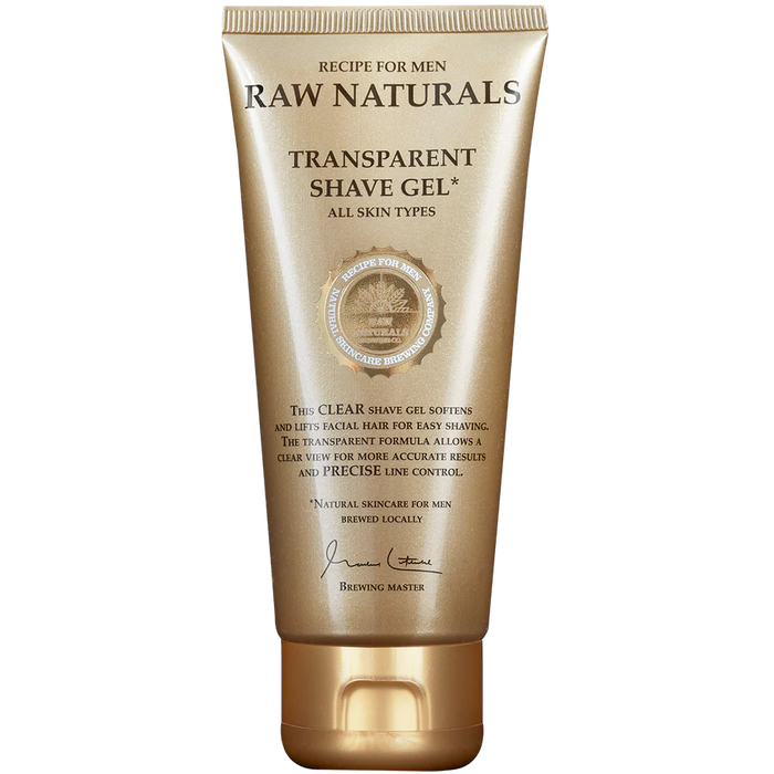 Raw Naturals Transparent Shave Gel 100ml