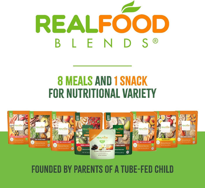 Real Food Blends Tube Feeding Formula, Chicken / Carrots / Brown Rice, 9.4 oz - 176988-Single - LL Medico