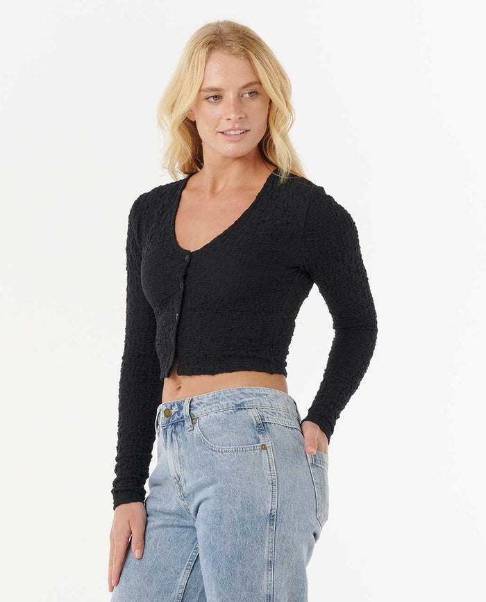 RIPCURL SUNSET LUAU TEXTURE LS