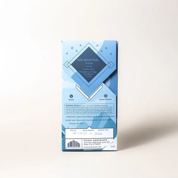 RITUAL CHOCOLATE 70% Mid Mountain Blend