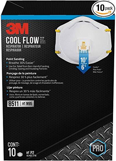 SANDING MASK WITH VALVE 10 PACK