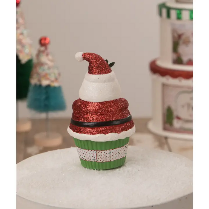 Santa Claus Cupcake Container by Bethany Lowe Designs