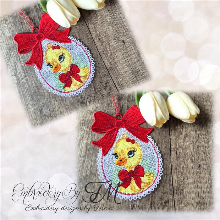 Set FSL Eggs with animals/ 5x7 hoop/ two variants